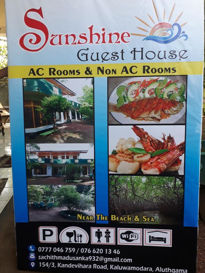 Guesthouse Sunshine Aluthgama Bagian luar foto